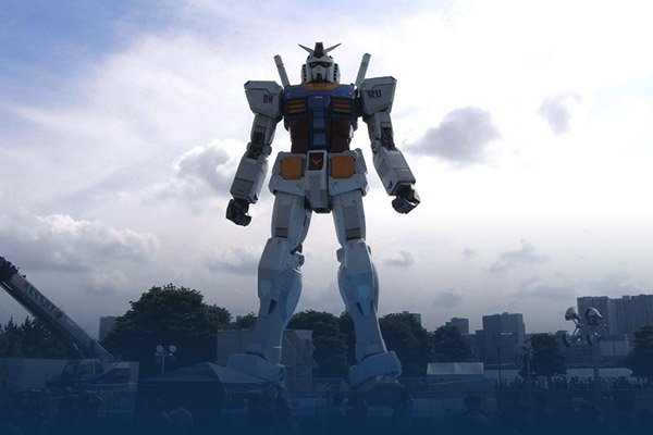 Japanese giant Gundam robot undergone testing content.jpg