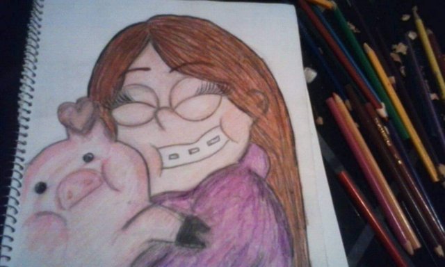 Dibujo de mabel y cerdito pato de gravity falls — Steemit Dibujo de mabel y cerdito pato de gravity falls — Steemit