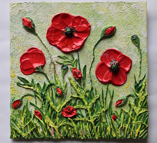 1 Red Poppies Acrylic Picture .jpg