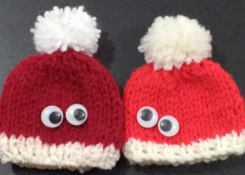 Two mini hats for the Big Knit by @cryptocariad