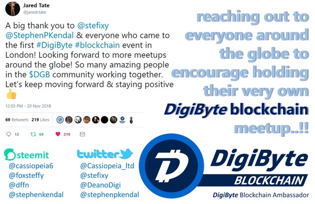 Reaching out to everyone around the globe to encourage holding their very own DigiByte blockchain meetup.jpg