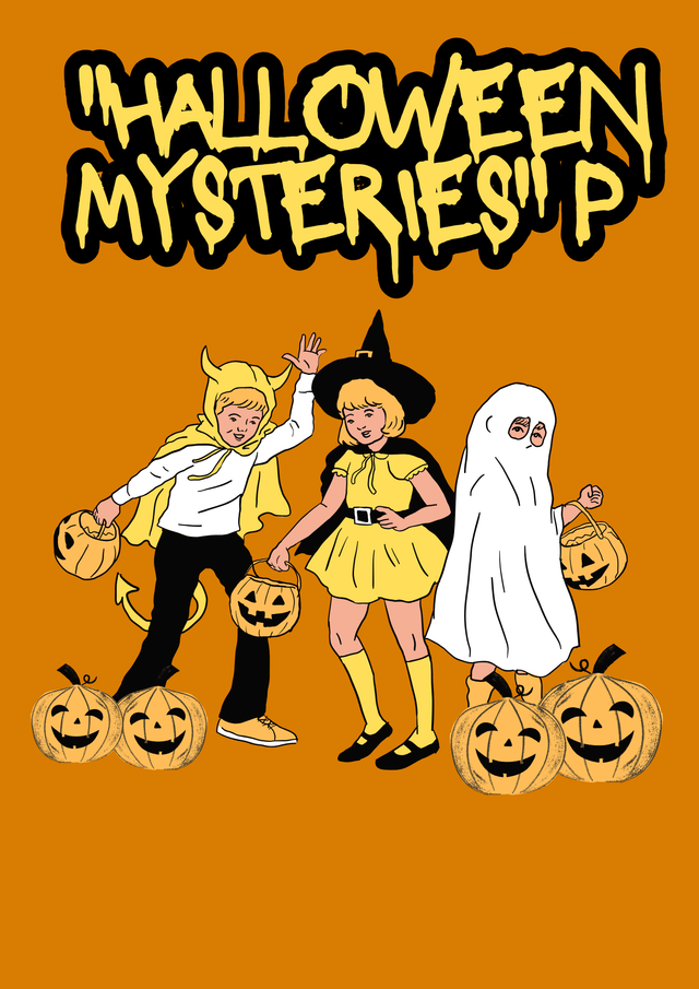 Orange Illustration Halloween Costume Contest Flyer Portrait.png