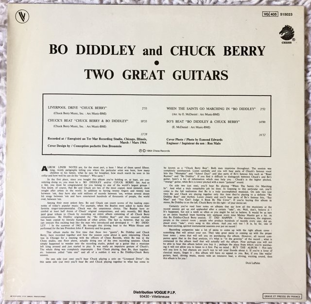Funktionsfejl eksistens Søgemaskine optimering Who's got vinyl? Bo Diddley/Chuck Berry ~ Two Great Guitars 1964 — Steemit