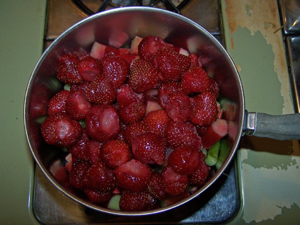 Strawberry Rhubarb Sauce - in pot1 crop June 2018.jpg