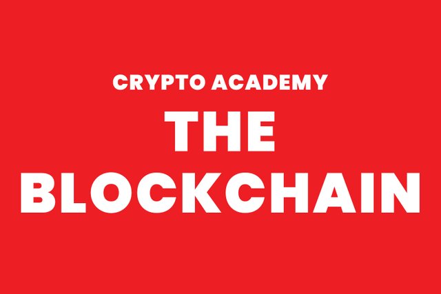 steemit crypto academy - The Blockchain.jpg