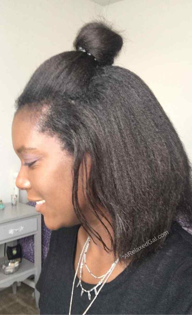 What can i use to straighten outlet my hair without a relaxer