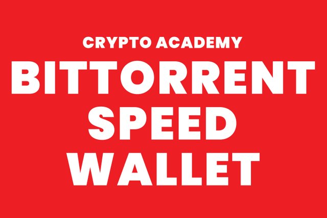 steemit crypto academy - BitTorrent Speed Wallet.jpg