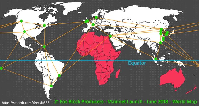 21 Eos Block Producers - Mainnet Launch - June 2018 - World Map.jpg