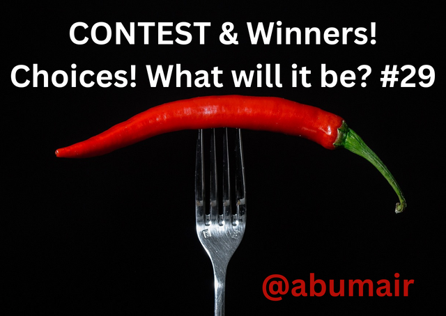 CONTEST & Winners! Choices! What will it be #29.png