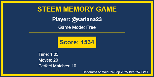 Game Result