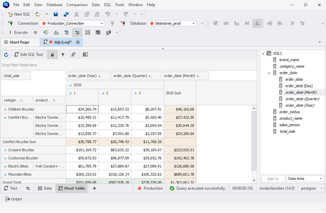 creating a pivot table.png