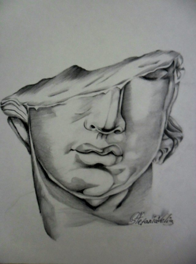 Busto Griego-Dibujo. — Steemit