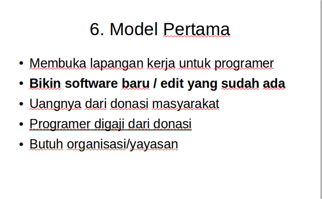 Komersialisasi Free Software itu SAH6