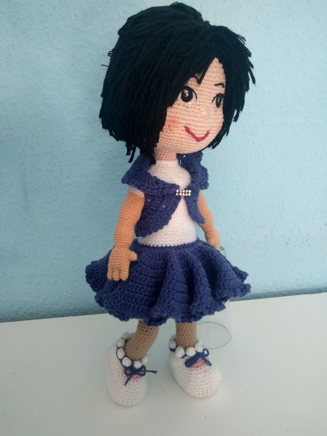 French Girl Amigurumi Doll esmanur
