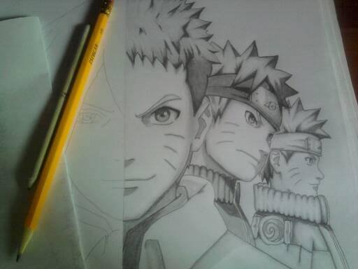 Drawing - Naruto Face — Steemit