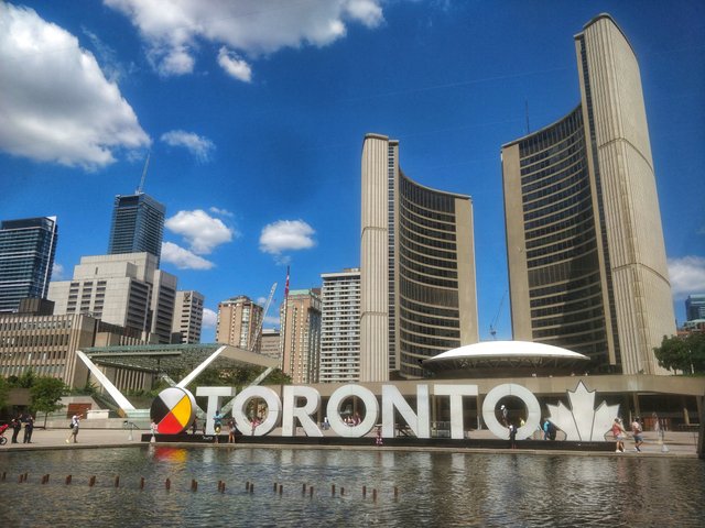 The I love Toronto sign — Steemit
