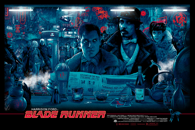 Blade Runner Movie Poster Regular Edition Screen Print by Vance Kelly.png