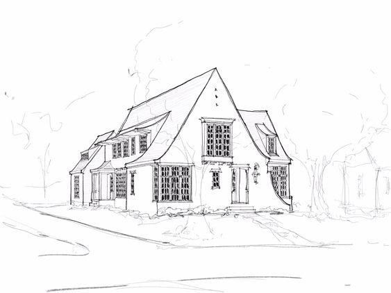 Contoh Gambar Sketsa Rumah dan Cara Membuatnya.jpg