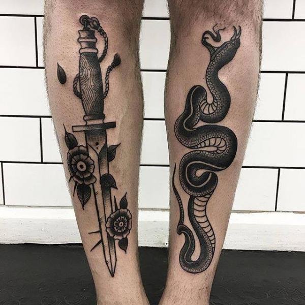 tattoo-leg-old_school-dagger-snake.jpg