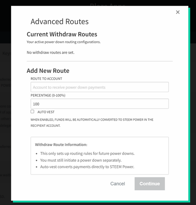 Route Configuration