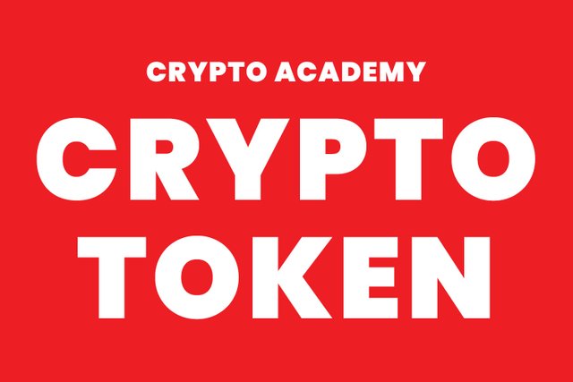 steemit crypto academy - Crypto Token.jpg