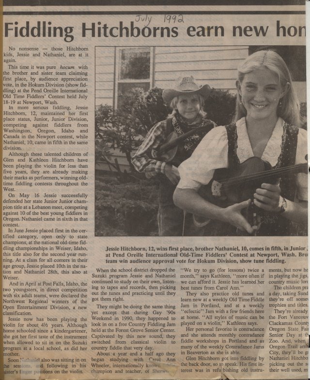 1992-07 Jessica Hitchborn Age 12 Katie's friend is a Fiddler and Nathaniel is her sibling JPG.jpg