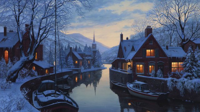 winter-night-light-boats-trees-houses-beautiful-snow-river-wallpaper-tablet-PIC-MCH0116910.jpg