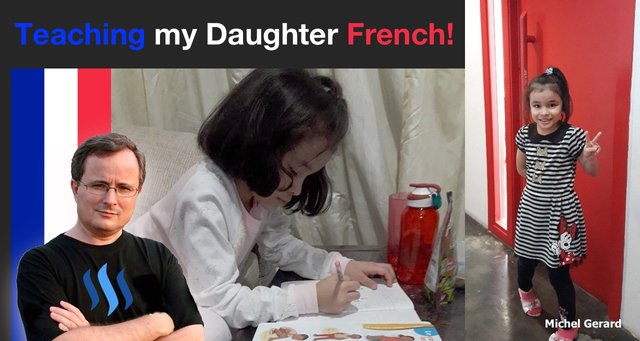 Teaching my Daughter French!