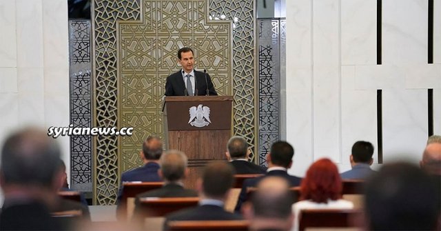 President Bashar Assad Addressing Syrian Parliament - Damascus.jpg