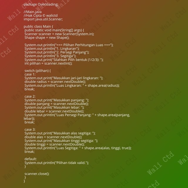 package laptopwalictd; public class Laptop { private String merek; private double harga; Konstruktor untuk menginisialisasi atribut public Laptop(String merek, double harga) { this.merek = merek; (9).jpg