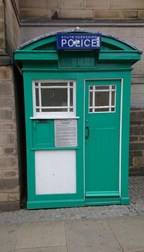 Sheffield TARDIS - spotted BEFORE the new series started