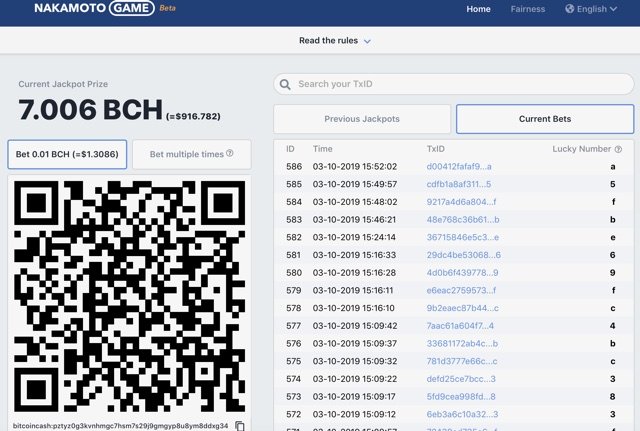 Nakamoto Game Transparente Blockchain Lotterie Auf Der Bitcoin - 