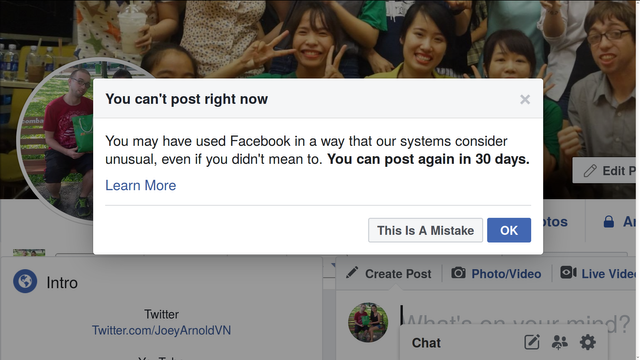 Facebook You Can't Post Right Now Screenshot at 2019-06-15 07:55:36.png