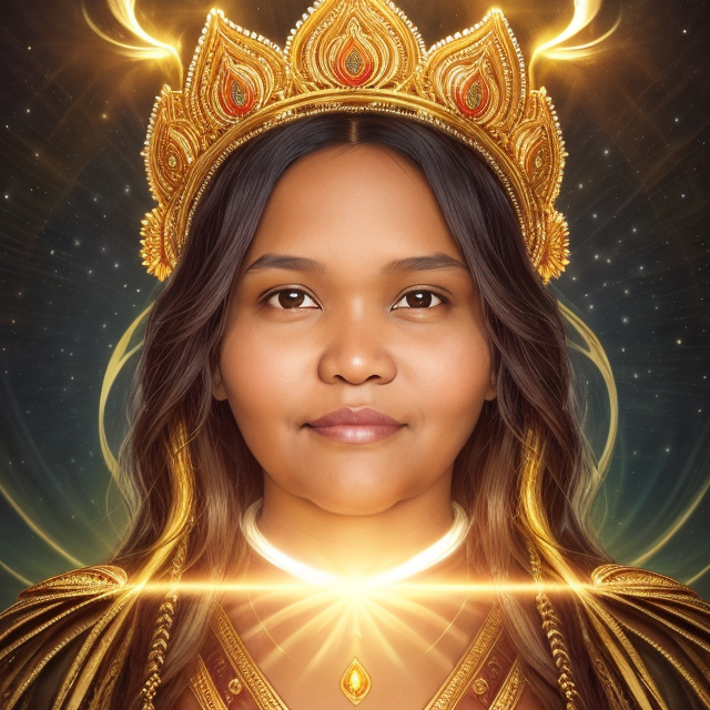 Vana Studio - Closeup portrait of   as a divine being, surrounded by ethereal… 0.png