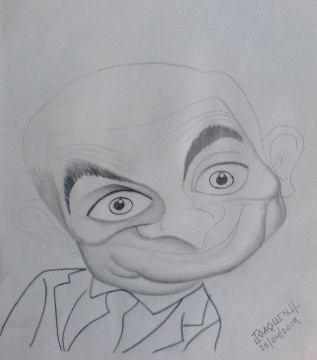 Caricatura De Mr Bean Caricature Of Mr Bean By Joaquin H Steemit