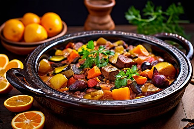 a-bright-and-colorful-image-of-a-traditional-moroccan-tagine-dish-presented-on-an-elegant-wooden-tab.jpeg