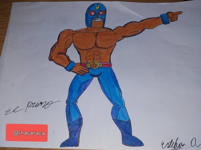 El Primo Brawl Stars By Chacarara Steemit - brawl stars dibujo el primo