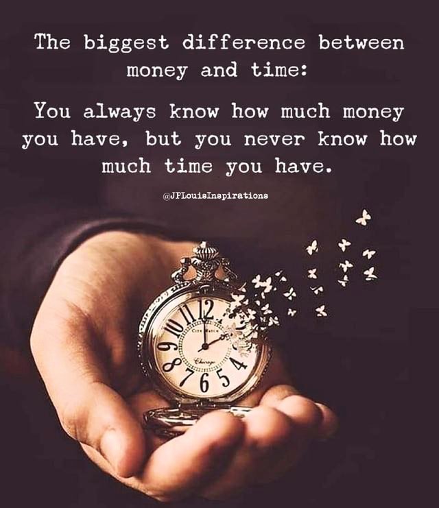 ღ You Can Always Make Another Dollar 💵 But You Can Never Make Another Minute ⌚. Be Diligent With Not Just Your Hours, But Your Minutes. Budget Your Minutes More Than You Budget Your Dollars ~ #ThoughtForToday #Time #M.jpg