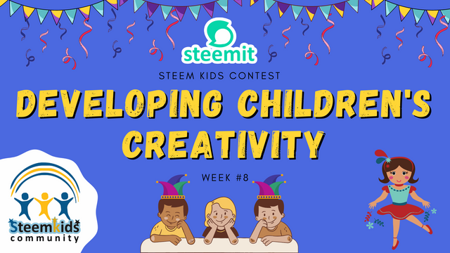  Steem Kids Contest  Developing children's creativity Cardboard #1 Week.png