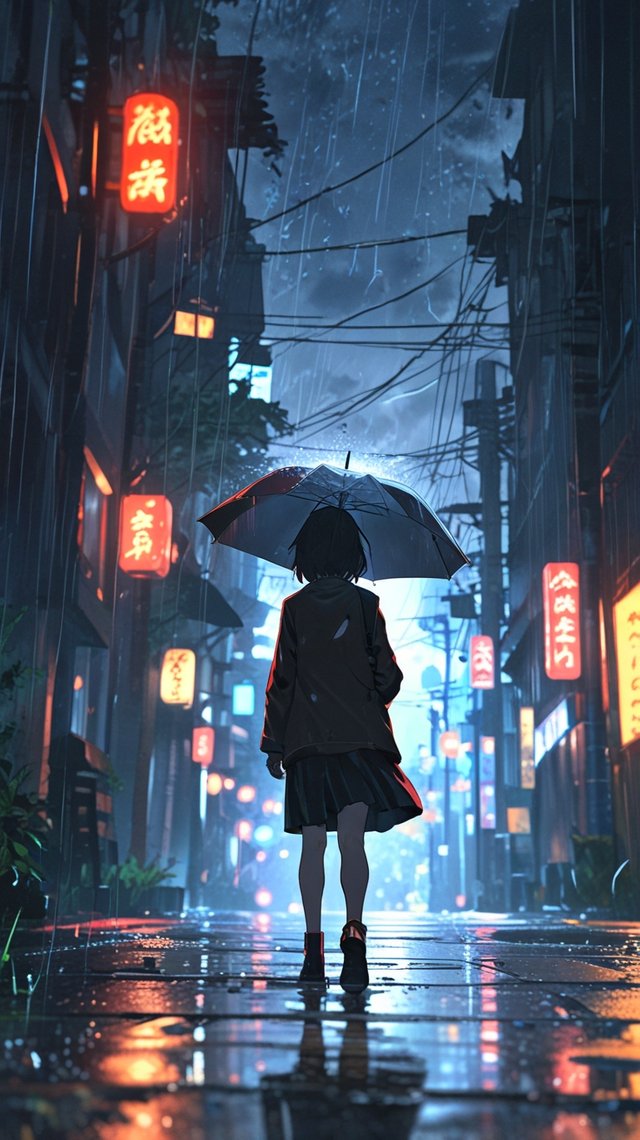 Leonardo_Anime_XL_An_anime_character_walking_through_a_storm_w_3.jpg