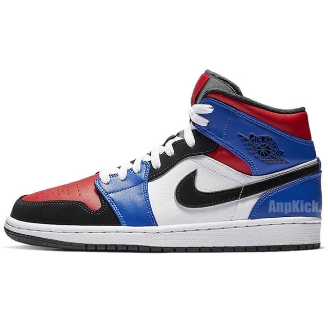 Jordan 1 top on sale 3 red and blue