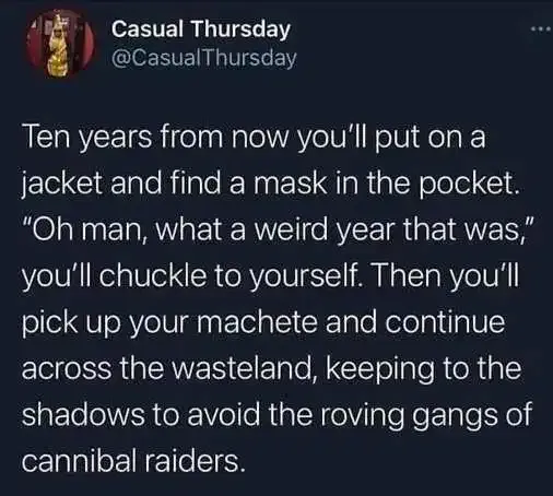 tweet-10-years-jacket-mask-weird-cannibal-raiders.webp