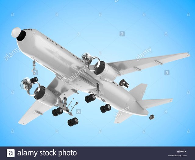 3d-rendering-white-airplane-split-off-machine-parts-on-white-background-HT9K4X.jpg