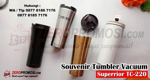 Jual Souvenir Tumbler Stainless Vacuum Flask Supperior TC-220 Murah.jpg