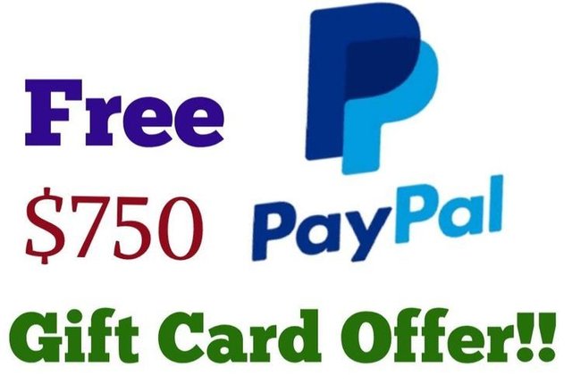 If You Want To Win a $750 PayPal Gift Card Just Click on the Link!.jpg