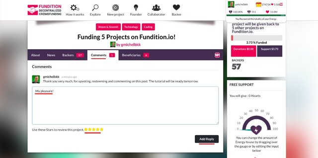 How to Create a Project on Fundition.io and Receive Donations!