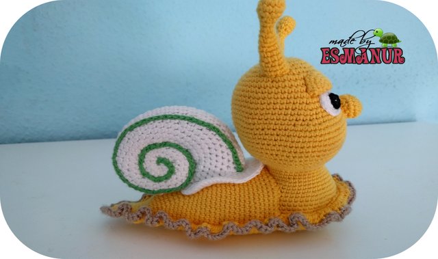 schnecke snail amigurumi crochet