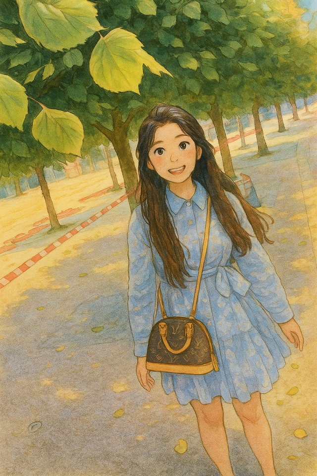 Serene Walk Under Lush Trees.png