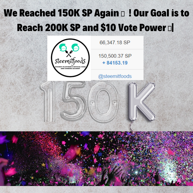 -We Reached 150K SP Again 💪 ! Our Goal is to Reach 200K SP and $10 Vote Power 🎯.png