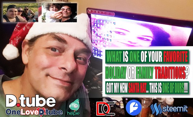 What are Some of Your Favorite Holiday or Family Holiday Traditions... Here is One of Mine... Got My New Santa Hat.jpg